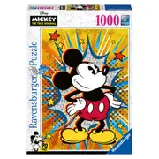 1000pc Ravensburger Disney Retro Mickey Jigsaw Puzzle Game 98x38cm 14y+