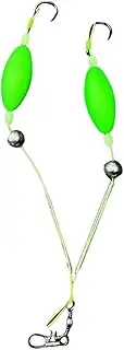Double Fishing Hooks - Double-Hook Reverse Bottom Lines - Multiple Size Rig Impacts Resistant Design for Freshwater Saltwater Trout Versatile Angling Adventures