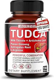 TUDCA Supplement (Tauroursodeoxycholic Acid) with Milk Thistle, Artichoke, Panax Ginseng, Astragalus - Bile Flow & Digestion Support (90 Count (pack of 1))