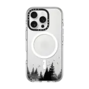 iPhone 16 Pro Clear Case MagSafe Compatible Minimal Forest Clear Case