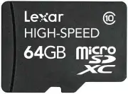 GENUINE Lexar Micro SD XC 64GB - L091928 A0248-0U1-64GBSL NEW