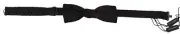 Dolce&Gabbana Men Black Bow Tie 100% Silk Baroque Print Slim Adjustable Papillon