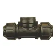 Philmac Metric 16mm x 16mm x 1/2" Poly x Poly x FI BSP Pipe Tee