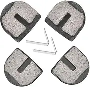 HOLATO Rounded Disc Brake Pads for Razor MX500 MX650 SX500 Mcgrath Dirt Rocket Electric Motocross Bike E500S Scooter RSF350 RSF650 Kids Street Bike Dirt Quad 500 Electric ATV YK2 Flame Caliper 4 Pcs