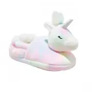 cat & Jack Toddler Girls Magic Unicorn Slippers 88507590 Pink Multi S