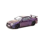 TARMAC X SCHUCO NISSAN NISMO R34 Z TUNE GT-R Z-TUNE 紫色 64 壓鑄