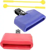 Yardwe 2 Sets Jam Blocks Drum Kit Accessories Miniature Drumsticks Rhythm Sticks for Noise Reduction Drum Stick Versatile Color Options Easy Installation Compact Portable