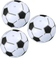 Totority 3Pcs Inflatable Beach Balls for Swimming Pool Parties and Outdoor Activities Easy to Inflate Bouncing Floating and Reusable