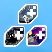 Hollow Knight Sticker Series Set of 3 Vengefly King Zote #30 Shade #31 Myla #32