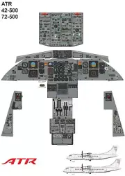 ATR 42 / 72 -500 Cockpit Poster 24"x36"