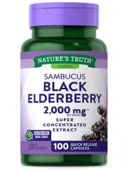 Sambucus Black Elderberry 100 Capsules