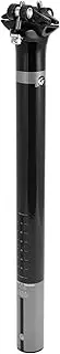 X AUTOHAUX Bike Seat Posts Shock Absorbing Bike Saddle Post Seat Tube Gloss Black Gray 1 Pc 30.8x350mm Carbon Fiber