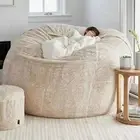Sofa Cover Inner Not Included Dust-proof Lounger Single-seat Sofa Bean Bag Puff