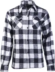 Mil-Tec Lumberjack II, shirt/textile jacket , color: Black/White , size: M