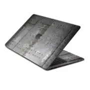 Skin Decal Wrap for MacBook Pro 13" Retina Touch Old Metal Rivets Panels