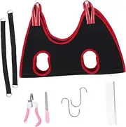 Generic Nail Trimming Tools Pet Grooming Kit Comb Bag Hanging Grooming Hammock for Dogs Cats Random Color