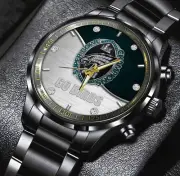 Philadelphia Eagles Go Birds Black Stainless Steel Watch