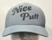 PGA Tour Perforated 'Nice Put' Hat Adjustable AVASE002-031 Tradewinds Grey OSFM
