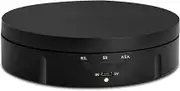 ciciglow Rotating Turntable Display Stand, 360 Degree Views for Jewelry Watch Cosmetic Display, USB or Batteries Powered, Suitable for Collectibles and More (ABS)