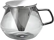 Qianly Coffee Pot Kettle Modern Multifunctional with Scale Portable Professional Teapot Coffee Maker for Travel Home Cafe Office, 800ml