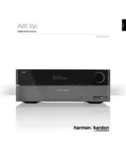 Harman Kardon AVR-156 Receiver Owners Manual