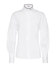 high-collar button-up shirt XL,L,M white
