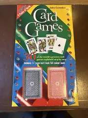 Card Games By John Cornelius - Worlds Greatest Card Games Book & 2 Packs Cards