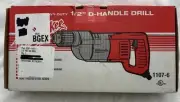 Milwaukee 1107-6 Grounded Electric Drill, 1/2" Keyed Chuck, 120 VAC, 500 rpm