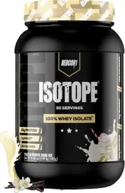 Isotope 30 Servings Isolate Vanilla Whey Protein Powder 960 G