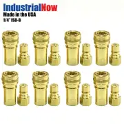 8 Sets Quick Disconnect Couplers for Carpet Cleaning Extractor Wands Hose 1/4"