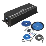 Alpine KTP-445A Power Pack Series Class D 4-Channel Amplifier with Amp Kit