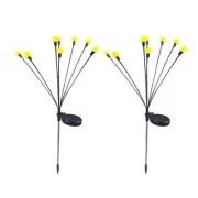 25th Hour Solar Firefly Garden Lights warm white