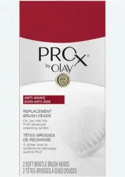 Olay ProX Anti-Aging Replacement Brush Heads 2 Heads in NEW FACTORY SEALED BOX!