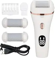 Foot Callus Remover Tool Electric, Pedicure Tool File Water-Proof, Adjustable Foot Grinder with Digital Display & Light for Callus Removal Spa Shower Home Pedicure