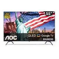 在飛比找蝦皮購物優惠-AOC 55型 4K HDR QLED Google TV 