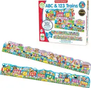 The Learning Journey Puzzle Doubles ABC & 123 Trains Jigsaw Puzzle (UGLJ854631)