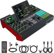 Podcast Equipment Bundle USB Audio Interface with Mixer, Multi-Channel Sound Boa