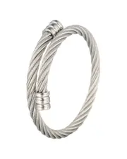 Eye Candy LA Titanium Nicky Wire Bracelet