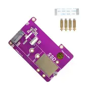 1pc PCIE Pcie X1 Gen2 Gen3 To M.2 SSD NVMe SSD HAT Adapter For Raspberry Pi 5