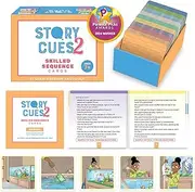 Story Cues 2 Skilled Sequencing Cards, Speech Therapy Materials, Social Skills Game, English Language Learners Games, Storytelling Cards, Sentence Building and Picture Cards
