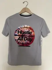 Old Navy Active Kids Go Dry XL 14-16 Youth Gray Basketball Sports Shirt NWT