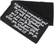 LOLIPPYY Bible Sayings Embroidered Patch Decorative Sew Patch for Clothing Bags Accessories Unique Applique Design Durable Skin Friendly Material for Personalization