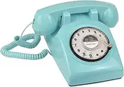 Benotek Retro Design Corded Landline Phone, Classic Vintage Old Fashioned Rotary Dial Landline Telephone Home Office Hotel Decor
