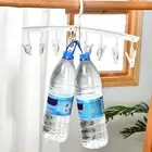 Foldable Laundry Hanger Drying Rack Drip Drying Hanger with Clips justifiable