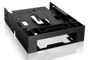 Icydock MB343SP Flex-Fit Trio 3.5" to 5.25" Front Bay Conversion Kitl - Black