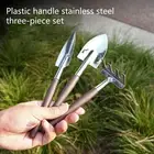 3pcs Mini Gardening Hoe Ergonomic Handle Cultivate Mini Break Shovel Gardening