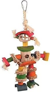 Kazoo Man with Sisal Rope and Chips Bird Toy,