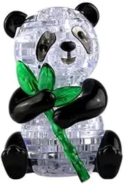 Coolplay 3D Crystal Puzzle Panda Model 57pcs Building Blocks Desk Toy for Adult Panda Gift Toy for Adult