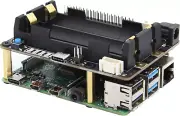 for Raspberry Pi UPS, X728 (Max 5.1V 6A) UPS & Power Management Board with AC Po