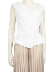 Vivienne Westwood Anglomania White Peplum Blouse